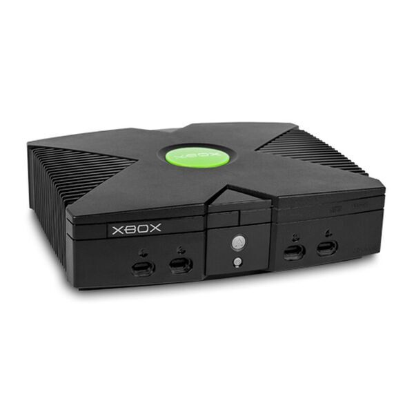 Microsoft Xbox | Svart | 2 små handkontroller, image 1 of 2