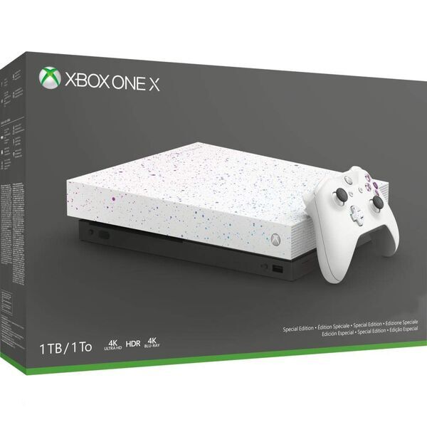 Microsoft Xbox One X | 1 TB | Hyperspace Special Edition | weiß