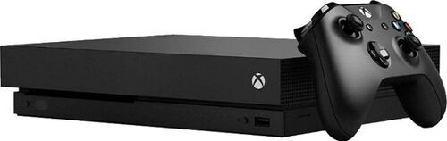 Like New: Microsoft Xbox One X | 1 TB | 2 Controller | black