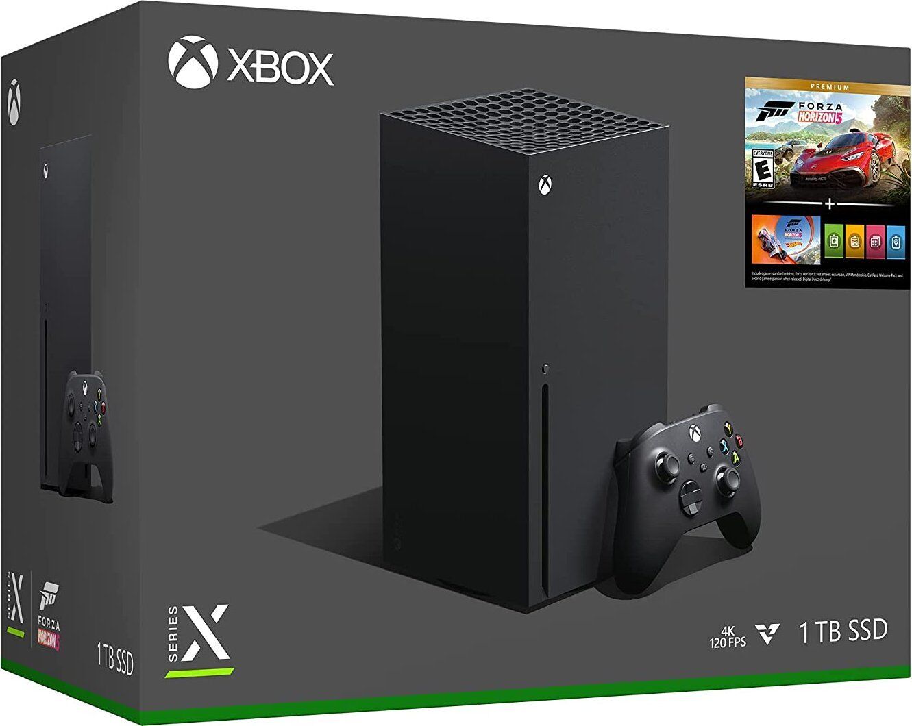Microsoft Xbox Series X | incl. spel | Zwart | 1 Controller | Forza Horizon 5 Premium