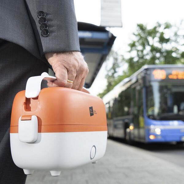 Miji Cookingbox One Mini vaporizador móvel | laranja/branco 5