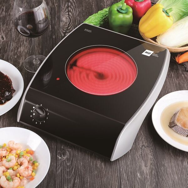 Miji Gala EI 2000 Ceramic hotplate | black/grey 4