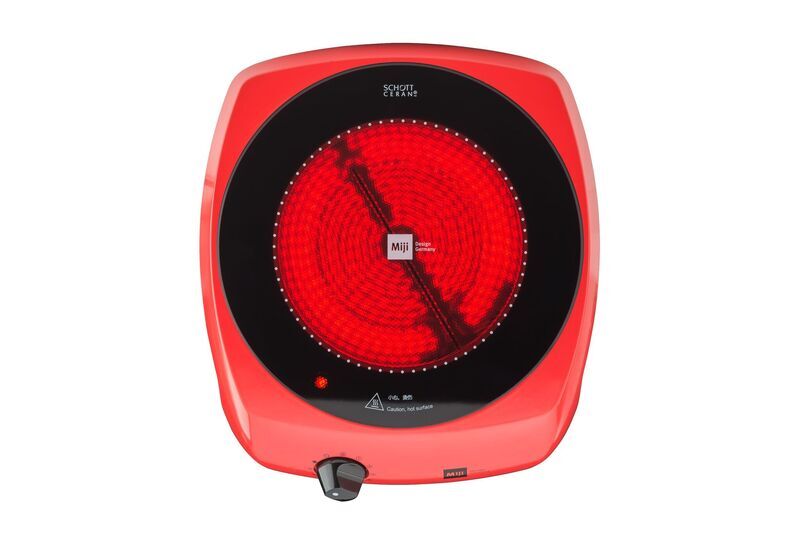 Miji Gala EI 900 Ceramic hotplate | red 5
