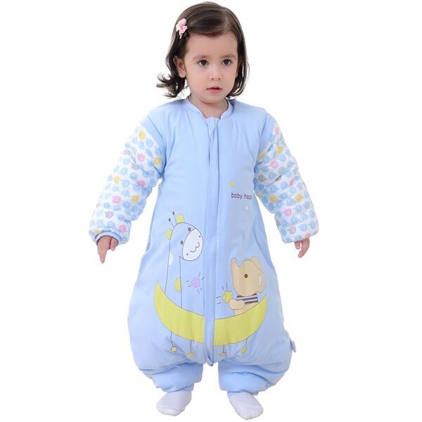 Mikafen Schlafsack mit Beinen | bleu 1