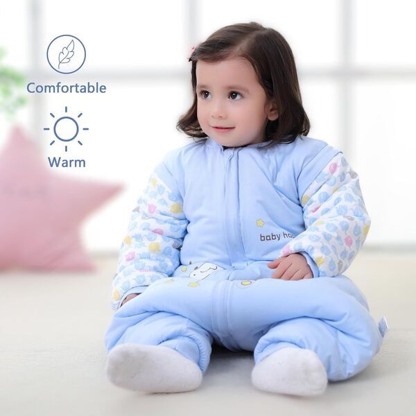 Mikafen Schlafsack mit Beinen | bleu 2