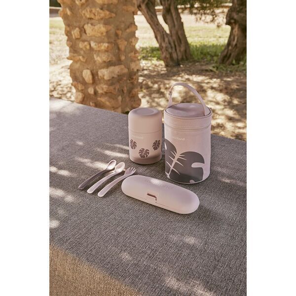 Miniland Leaves Food Thermy 600ml | rose 2