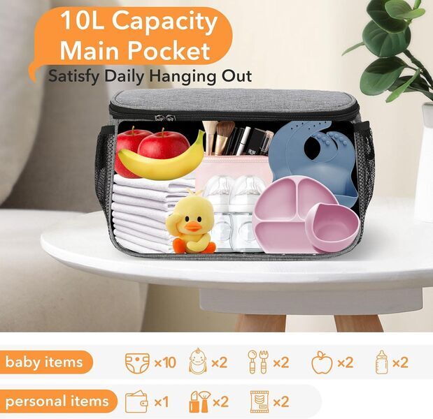 Miracle Baby Kinderwagen Organizer | grey 2