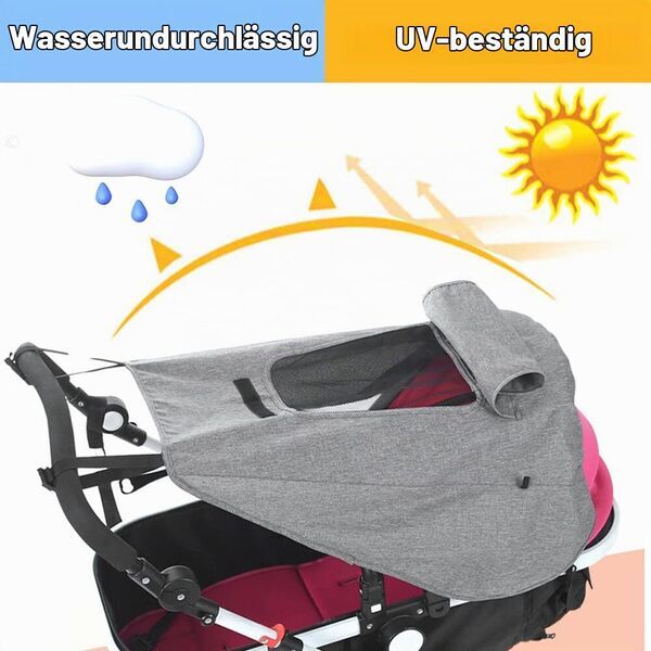 Misazy universal stroller-sunshade UV 50+ | grey, image 2 of 3