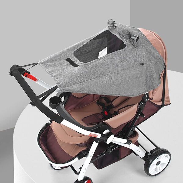 Misazy universal stroller-sunshade UV 50+ | grey, image 3 of 3