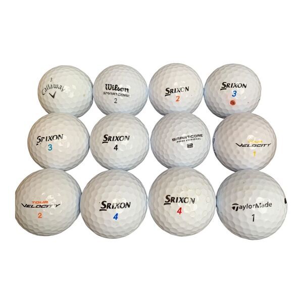 Mix Blandede Golf Ball | 12 Bälle 1
