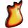 MJT Aged Relic Nitro Jaguar Body - Sunburst | sunburst, thumbnail 2 of 4