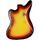 MJT Aged Relic Nitro Jaguar Body - Sunburst | sunburst, thumbnail 3 of 4