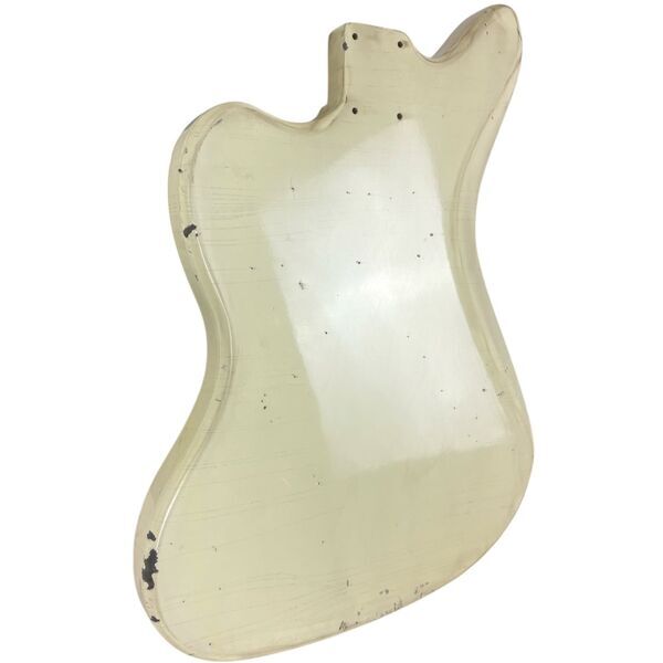 MJT Aged Relic Nitro Jazzmaster Body | vintage white, image 3 of 5
