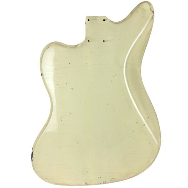 MJT Aged Relic Nitro Jazzmaster Body | vintage white, image 4 of 5