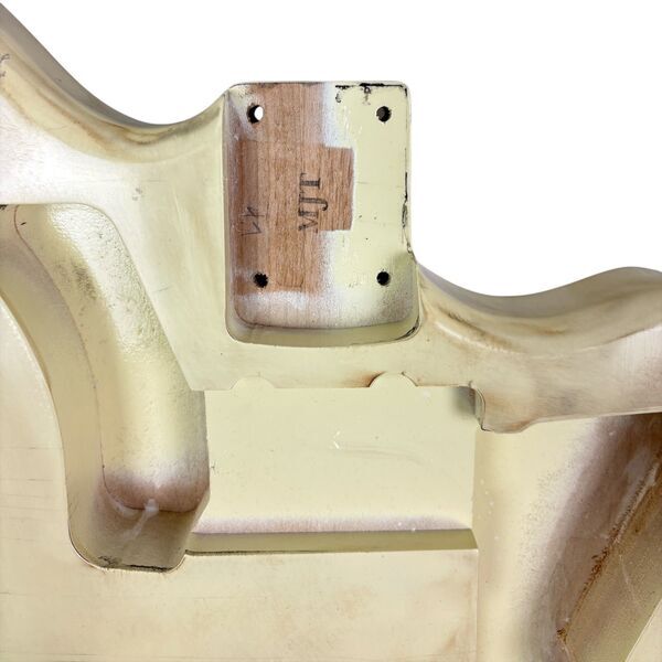 MJT Aged Relic Nitro Jazzmaster Body | vintage white, image 5 of 5