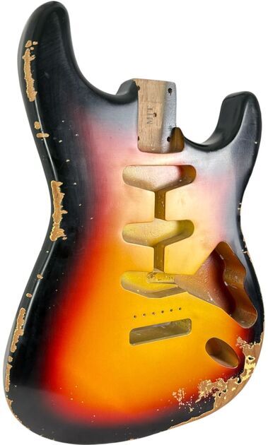 MJT Åldrad Relic Nitro Stratocaster-kropp