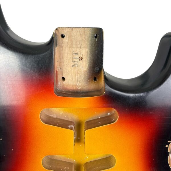 MJT Aged Relic Nitro Stratocaster Body - Sunburst | sunburst, image 4 of 4