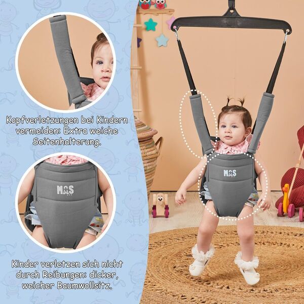 Moas Shop Türhopser Baby | grå 3