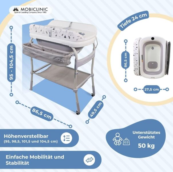 Mobiclinic Trendy преоблекалня | бял, image 3 of 3