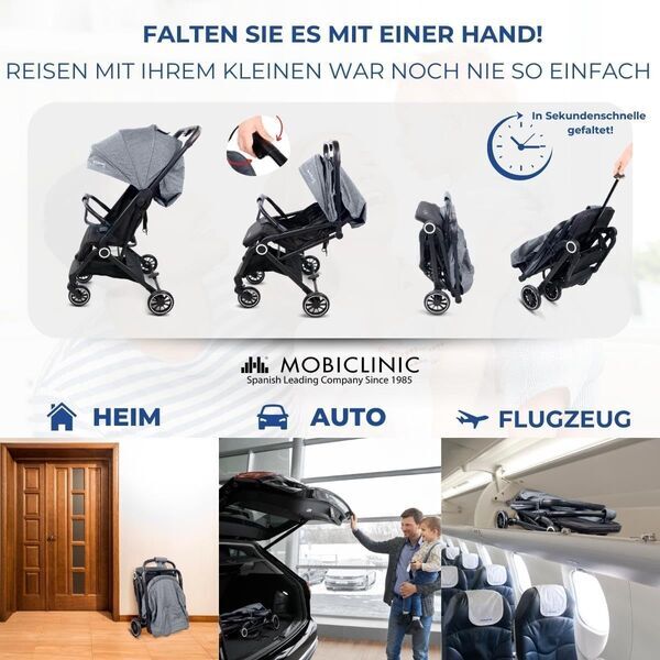 Mobiclinic Trip Kinderwagen | grijs 3
