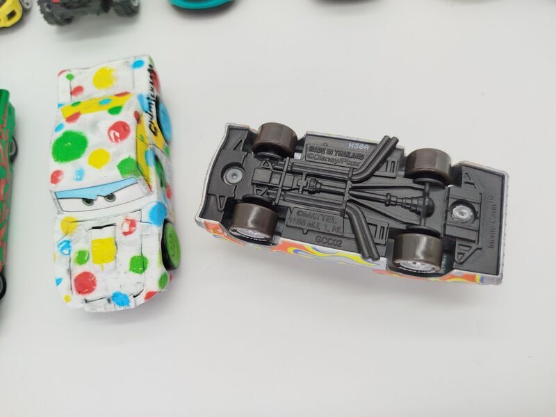 Modellauto 16er Set - Rennwagen, Lader, Cartoon-Themen | multicolored 4