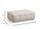 Moderner Fußhocker Beige | braun, thumbnail 1 of 2