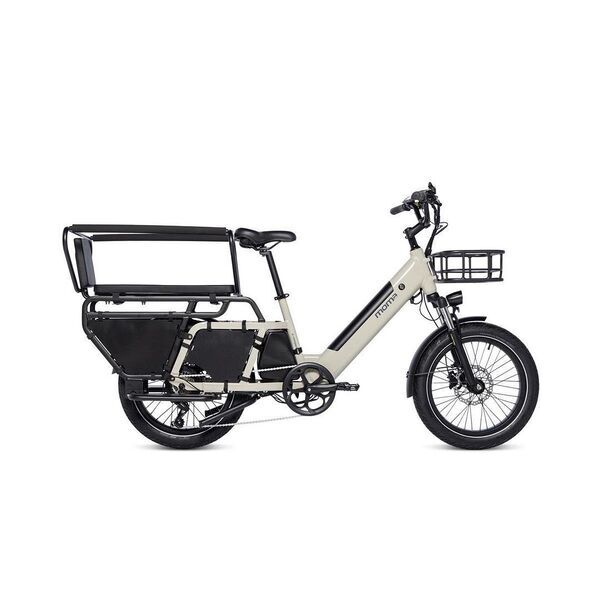 Moma Bikes Cargo Bike Compactail (2025) | beige/black | 20" | < 500 km 2