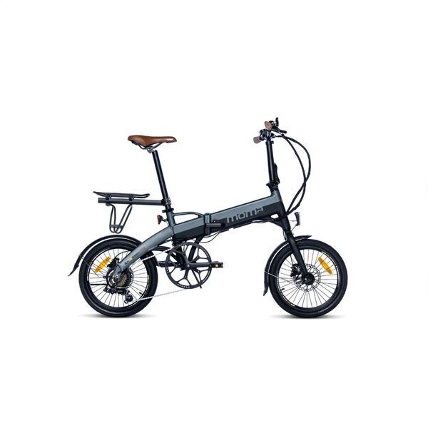 Moma Bikes E-18TEEN Pro | grau/schwarz | 18" | < 500 km 1