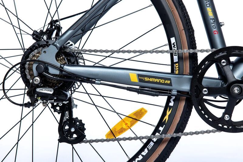 Moma Bikes E-Gravel 28 Pro | Diamant | grau/schwarz | 28" | < 500 km 3