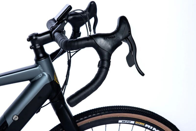 Moma Bikes E-Gravel 28 Pro | Diamant | grau/schwarz | 28" | < 500 km 4