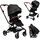 MoMi Adelle Kinderwagen | black/brown thumbnail 2/2