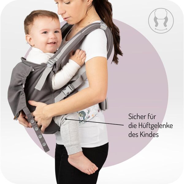 MoMi Collet Babytrage | grey 3