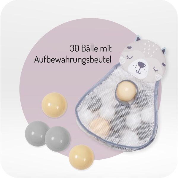 Momi Pastel Spielbogen mit Krabbelmatte | večbarven 3