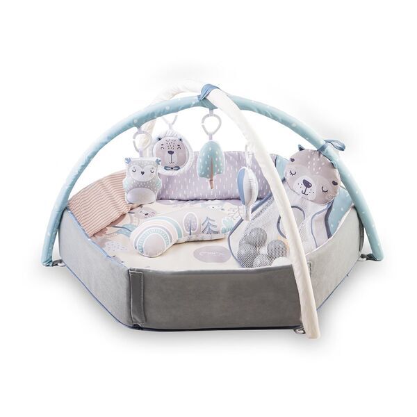 Momi Pastel Spielbogen mit Krabbelmatte | multicolorido 4