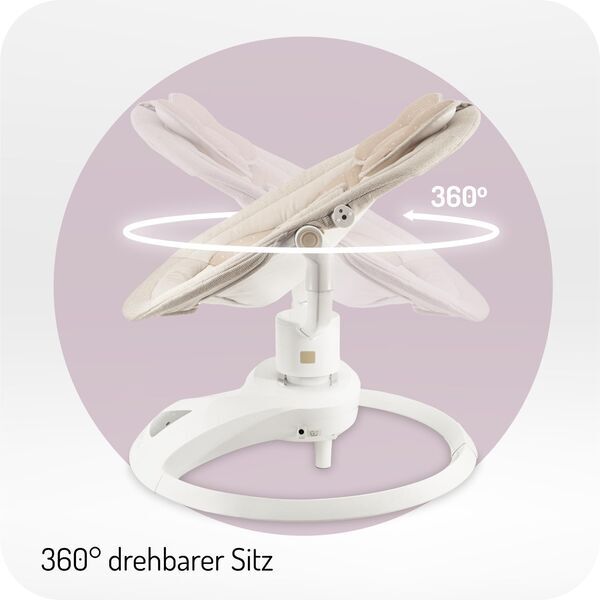 MoMi Pearl Babywippe | beige 3