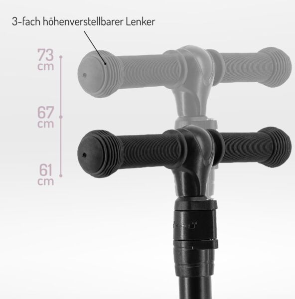 MoMi SAN 2-in-1 Kinderroller | schwarz, image 2 of 3