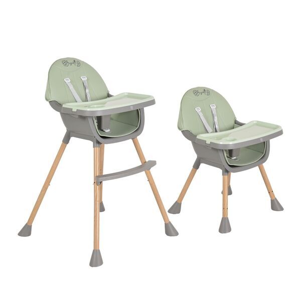 Moni 2-in-1 Biscotti Hochstuhl | green 2