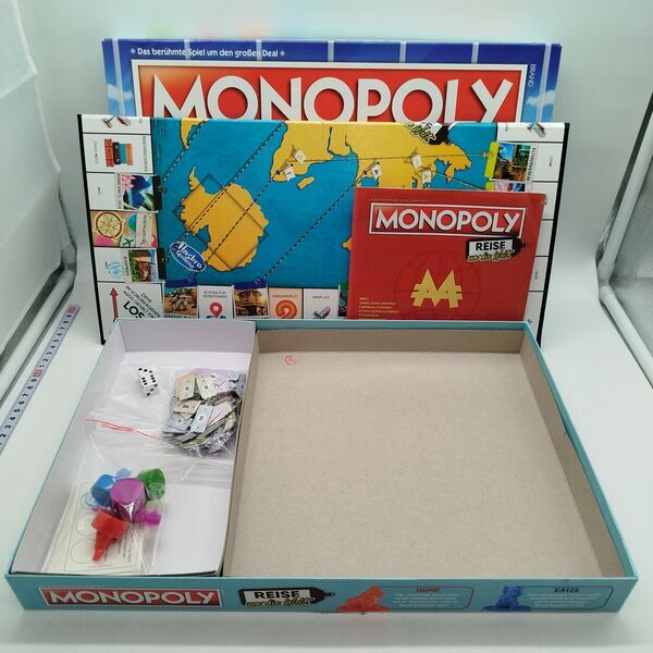 Monopoly Reise um die Welt F40071010 Brettspiele | mehrfarbig, image 1 of 2