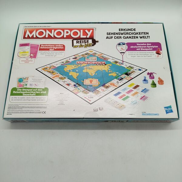 Monopoly Reise um die Welt F40071010 Brettspiele | mehrfarbig, image 2 of 2