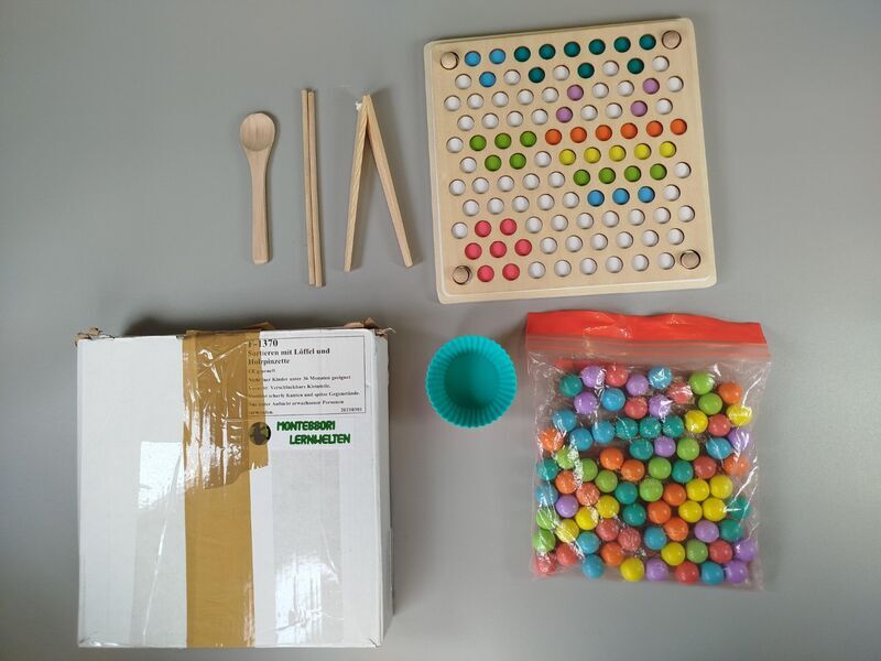 Montessori Holzspielzeug Krankenhaus Set | mehrfarbig 2
