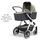 Moon 2-in-1 Kombi-Kinderwagen Relaxx | Special Edition | grün/schwarz thumbnail 1/5