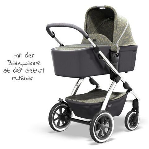 Moon 2-in-1 Kombi-Kinderwagen Relaxx | Special Edition | grün/schwarz 1
