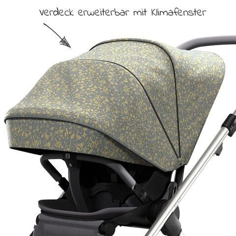 Moon 2-in-1 Kombi-Kinderwagen Relaxx | Special Edition | grün/schwarz 4