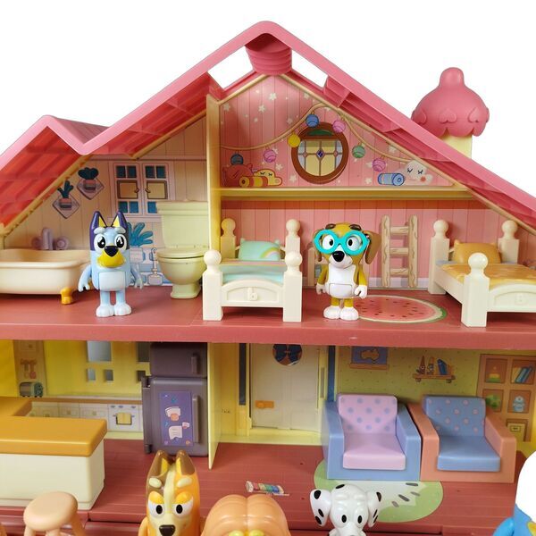 Moose Toys Bundle Bluey Familienhaus Puppenhaus Figuren & Möbele | multicolored, image 4 of 5