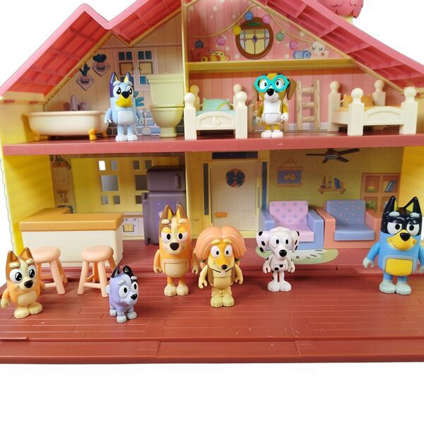 Moose Toys Bundle Bluey Familienhaus Puppenhaus Figuren & Möbele | multicolored, image 5 of 5