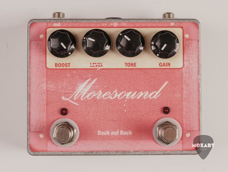 Moresound Bock auf Rock - Overdrive / Boost - Boutique guitar Pedal | red, image 1 of 2