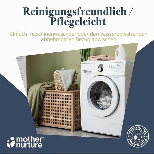 Mother Nurture Babykorb matelas | blanc, image 3 of 3