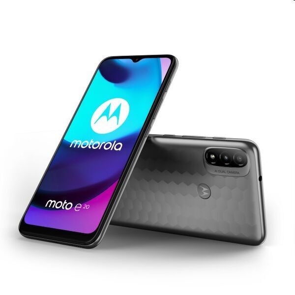Motorola Moto E20 | 32 GB | Dual-SIM | grau