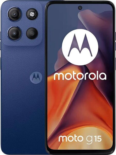 Motorola Moto G15 | 8 GB | 128 GB | Dual-SIM | Sea Blue, image 3 of 5