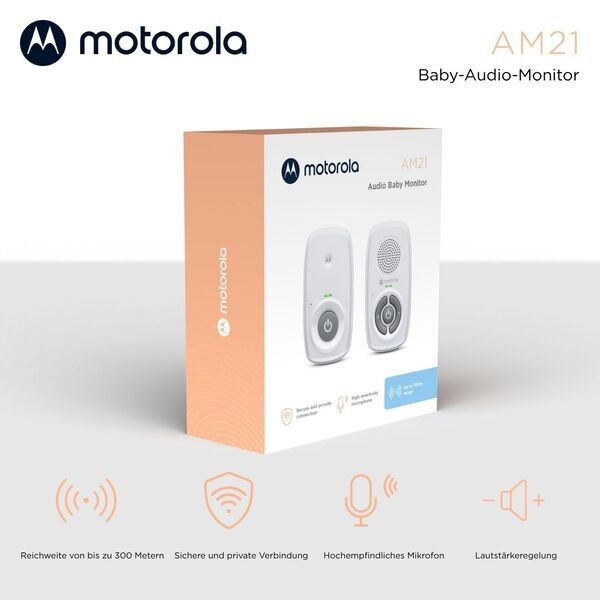 Motorola Nursery AM21 Audio-Babyphone | blanc 2